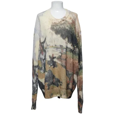 Sweater (Beige, Multicolored) from Desigual Acrylic, Cotton