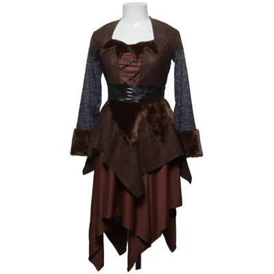 Fancy dress (Brown, Silver) from Smiffy's Polyester