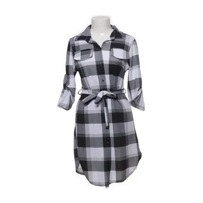 Blousejurk (Zwart, Wit, Grijs) Polyester, Viscose