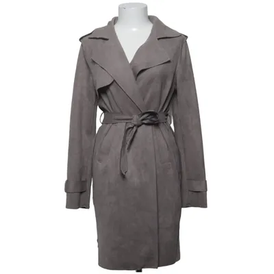 Coat (Gray) from Missäy Elastane, Polyester