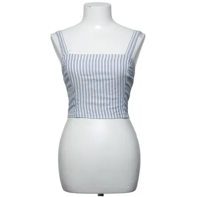 Crop top (Bleu, Blanc) de Hollister Viscose