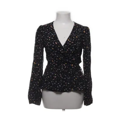 Blouse portefeuille (Noir, Multicolore) de Ckh Viscose