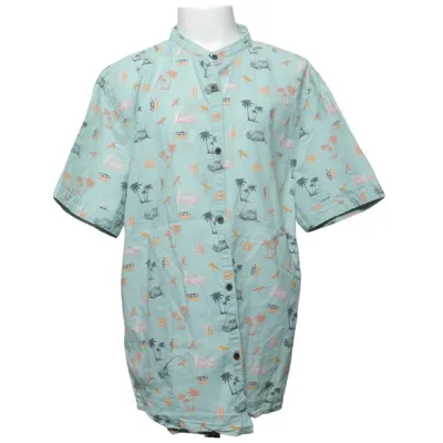 Korte mouwen shirt (Groen, Meerkleurig) van Zara Boys Katoen