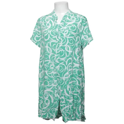 Dress (Green, White) from Menglu Cotton