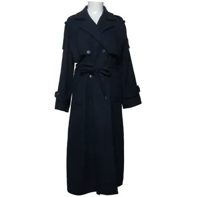 Frakke (Blå) fra Selected Femme Polyester, Uld