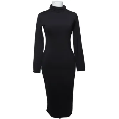 Jurk met col (Zwart) van Vestidos Katoen, Polyester