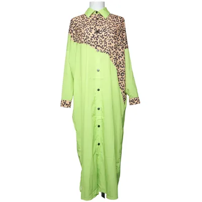 Skjortekjole (Grøn, Brun, Flerfarvet) fra Jennyfer Polyester