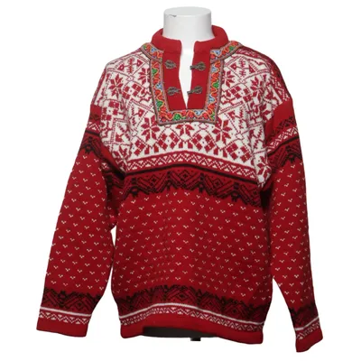 Norwegerpullover (Rot, Weiß, Schwarz) von Norwegian Design Wolle