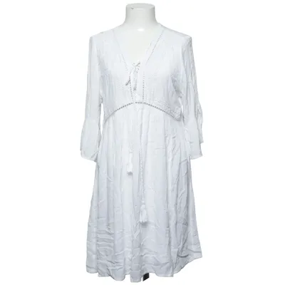 Jurk (Wit) van Happy Holly Polyester, Viscose