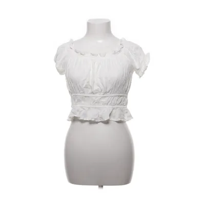 Crop top (Blanc) de Laura Torelli Viscose
