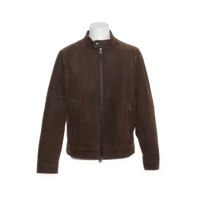 Leather jacket (Brown) from Stylepit Polyester, Leather