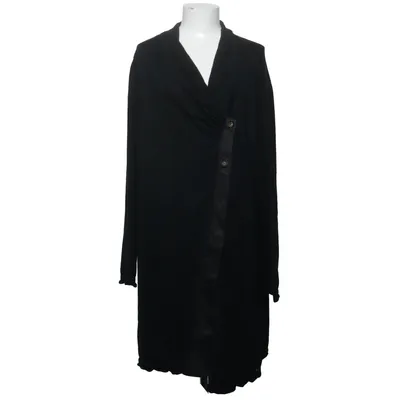 Cardigan (Blue Willis 21888 - lang strikjakke sort) van Blue Willi's Katoen, Linnen