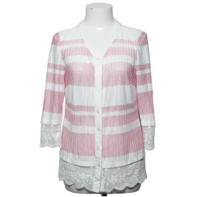 Cardigan (Hvid, Pink) fra Lavelle Bomuld, Elastan, Polyamid, Polyester, Viscose