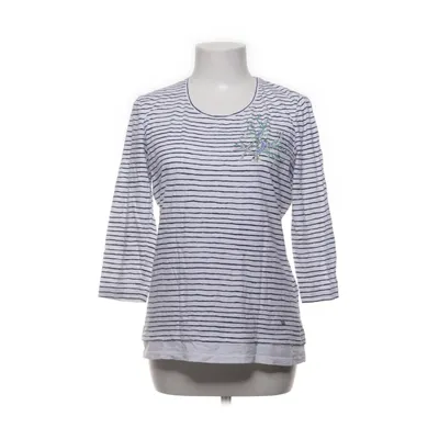 Långärmad t-shirt (Vit, Blå) från Gerry Weber Bomull