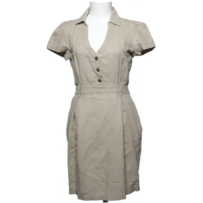 Skjortekjole (Beige) fra Mango Basics Bomuld, Linned, Polyester