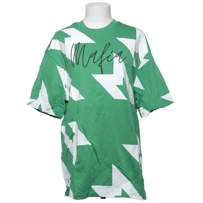 T-shirt (Green, White) from Kleidermafia Cotton