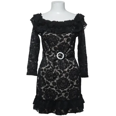 Cocktail dress (Black, Beige) from Eilly Bazar Elastane, Polyamide, Polyester