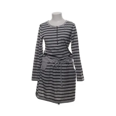 Dress (Gray, Black) from Miss Classic Cotton, Polyester