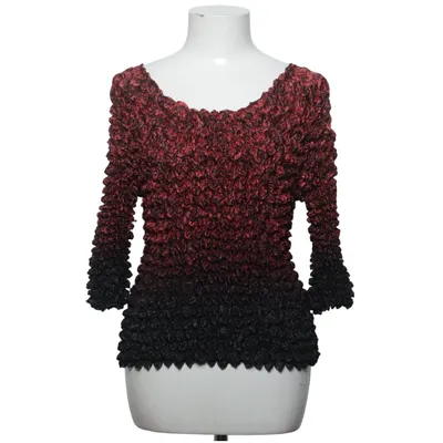 Top (Red, Black) from Kris Polyester