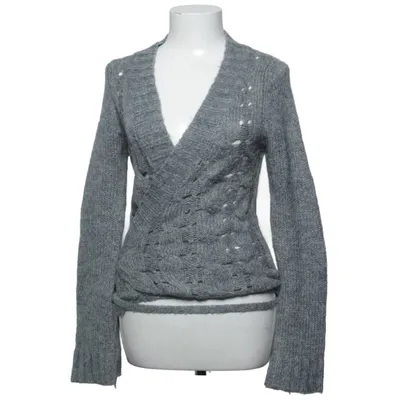 Wrap cardigan (Gray) from Gina Tricot Acrylic, Mohair, Polyamide, Wool