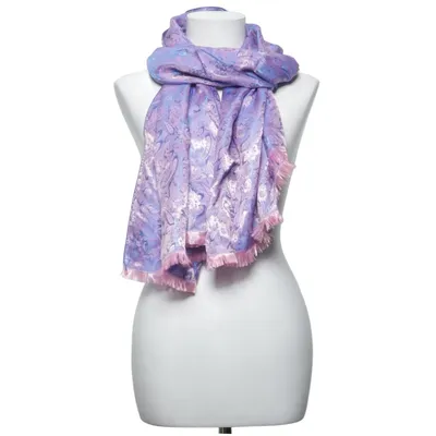 Châle (Violet, Rose) Soie