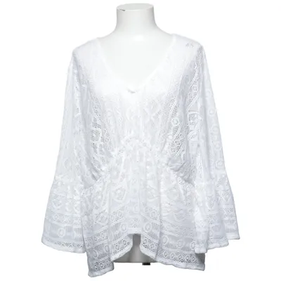 Bluse (Weiß) von Maite Kelly x Bonprix Baumwolle, Polyester