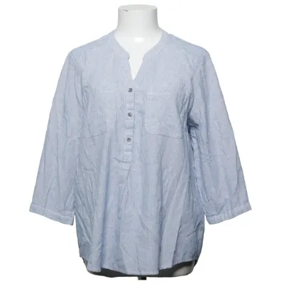 Blus (Blå, Vit) från Isolde Bomull, Polyester