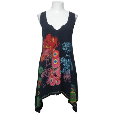 Dress (Black, Multicolored) from Desigual Cotton, Viscose