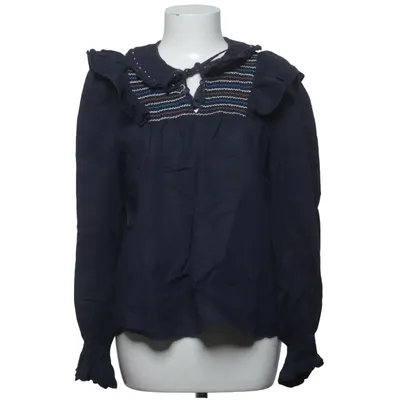 Blouse lavallière (Bleu, Multicolore) de Sea New York Coton, Lin