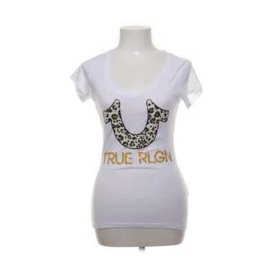 T-shirt (Vit, Flerfärgad) från True Religion Modal, Polyester