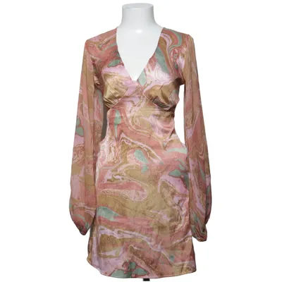 Jurk (Roze, Bruin, Groen) van Never Fully Dressed Polyester