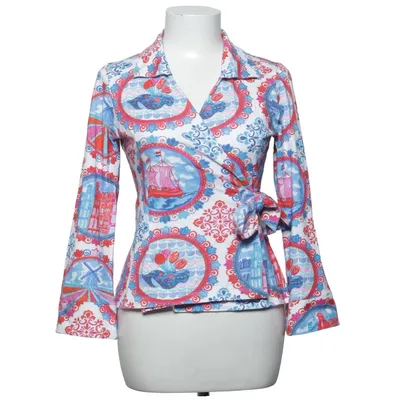 Omlottblus (Vit, Blå, Röd, Rosa) från Líen & Gíel Elastan, Ekologisk bomull