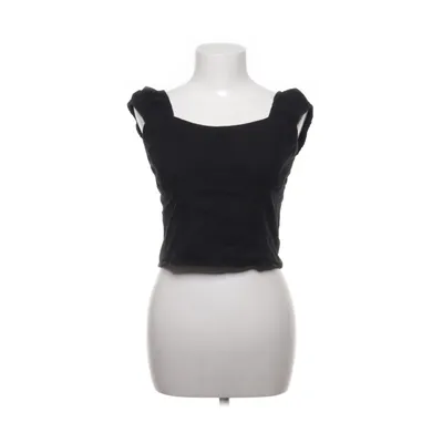 Crop top (Svart) från Abercrombie & Fitch Bomull, Linne