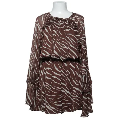 Kjole (Brun, Hvid) fra Nelly Polyester