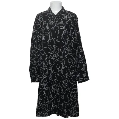 Blusenkleid (Schwarz, Weiß) von Ulla Popken Baumwolle