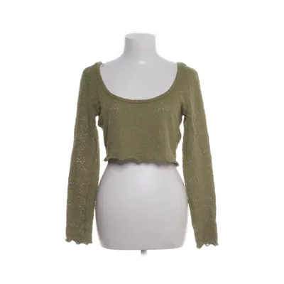 Crop top (Groen) van Bershka Polyester, Katoen, Elastaan