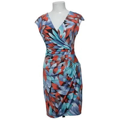 Jurk (Blauw, Rood, Meerkleurig) van Lady Lol Paris Elastaan, Polyester