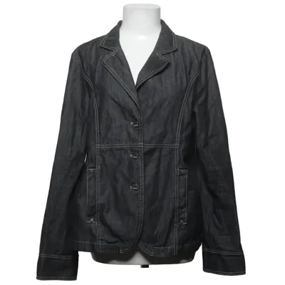 Denim jacket (Black) from Cappuccini Cotton