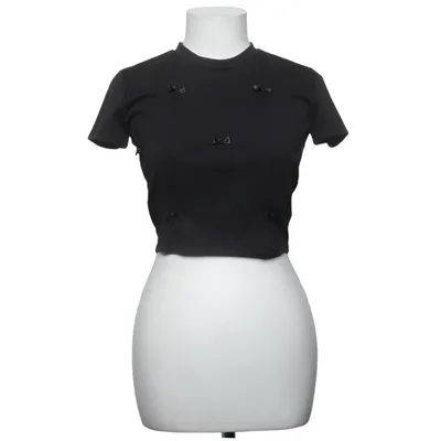 T-shirt (Black) from Sia Cashmere, Cotton, Linen, Polyester, Viscose, Wool
