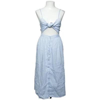Dress (Blue, White) from Zara Woman Studio Cotton, Elastane, Polyamide