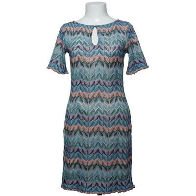 Jurk (VIVID METALLIC KNIT DRESS) van Pernilla Wahlgren Metallvezel, Polyester