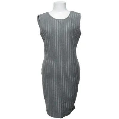 Jurk (Grijs, Wit) van VILA Clothes Katoen, Elastaan, Polyester