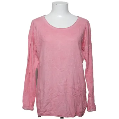 Strickpullover (Pink) von Up2Fashion Baumwolle, Metallfaser, Polyester