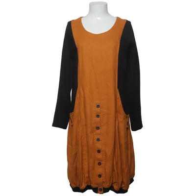 Dress (Yellow, Black) from Olars Ulla Linen