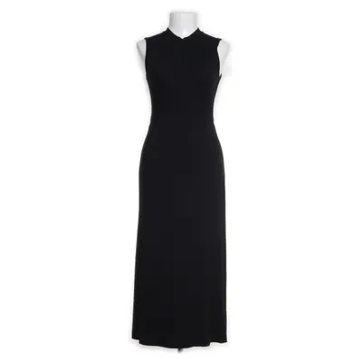 Maxi jurk (Zwart) van Edited Elastaan, Viscose