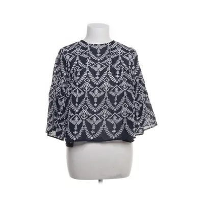 Blouse (Wit, Blauw) van Mango Suit