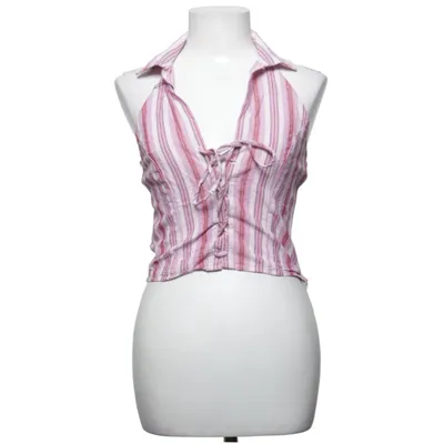 Halter neck top (Pink, Purple, White) from Mango Cotton, Linen