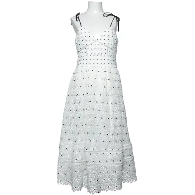 Dress (White, Black) from Self-Portrait Polyester
