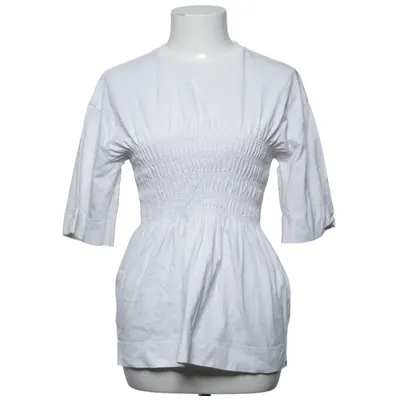 Top (White) from Ganni Organic cotton