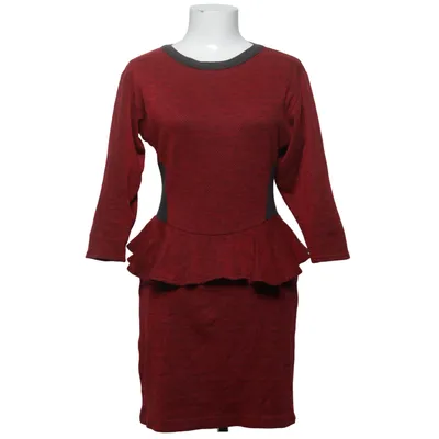 Dress (Red, Black) from Byer Too Acrylic, Cotton, Polyester